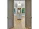 Bedroom view through doorway; features include wood floors, neutral walls and modern finishes at 4211 Tangle Dr, Charlotte, NC 28211