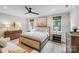 A bright and airy bedroom, featuring hardwood floors and lots of natural light at 4211 Tangle Dr, Charlotte, NC 28211