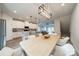 Open floorplan with dining area adjacent to the kitchen and living spaces at 4439 Millennium Ave, Charlotte, NC 28217