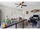 Bedroom featuring a large work table and hobby setup at 505 Melody Ln, Shelby, NC 28152