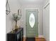 Inviting entry with decorative glass door and stylish decor at 505 Melody Ln, Shelby, NC 28152