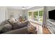 Cozy living room showcasing a large bay window at 505 Melody Ln, Shelby, NC 28152