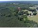 Aerial view of the property nestled amidst lush trees, location pinpointed at 5410 A R Gordon Rd, Waxhaw, NC 28173