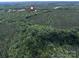 An aerial view of wooded property for sale, with a pin indicating the location at 5410 A R Gordon Rd, Waxhaw, NC 28173