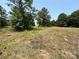 Grassy property with dirt patches and mature trees under a bright blue sky at 5410 A R Gordon Rd, Waxhaw, NC 28173