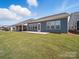 The backyard features a well-maintained lawn and a covered patio, perfect for outdoor relaxation at 6015 Waldorf Ave, Monroe, NC 28110