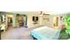 Spacious main bedroom with a walk in closet and a private sauna for relaxation and wellness at 7170 Kenyon Dr, Denver, NC 28037