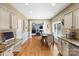 Eat-in kitchen featuring granite countertops and lots of natural light at 13528 Philip Michael Rd, Huntersville, NC 28078