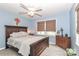 A cozy bedroom featuring a comfortable bed, natural light, and a soothing color scheme at 158 Jane Sowers Rd, Statesville, NC 28625