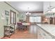 Dining area with hardwood floors, and a view of the living room at 158 Jane Sowers Rd, Statesville, NC 28625