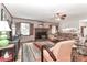 The living room is spacious with a fireplace and large windows that bring in light at 158 Jane Sowers Rd, Statesville, NC 28625