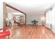 Open-concept living area with hardwood flooring and ample natural light at 158 Jane Sowers Rd, Statesville, NC 28625