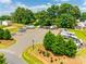 Aerial shot of RV and boat parking area for residents at 173 Morgans Branch Rd, Belmont, NC 28012