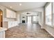 Spacious open-concept living room with hardwood floors and a fireplace at 173 Morgans Branch Rd, Belmont, NC 28012