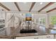 Open-concept kitchen with stone countertops and a view of the spacious living area at 1849 Still Water Ln, Indian Land, SC 29707