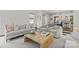 Bright living room with modern decor, open layout, and stylish furniture at 206 Hillside Ave, Charlotte, NC 28209