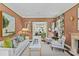 Spacious living room with stylish decor, connecting to another living space at 206 Hillside Ave, Charlotte, NC 28209