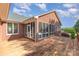 Brick home featuring wood deck, and screened porch at 214 Silver Creek Ln, Shelby, NC 28152