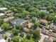 Charming neighborhood with lush greenery surrounding well-maintained homes from an aerial perspective at 2315 Selwyn Ave # F, Charlotte, NC 28207