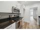Kitchen featuring stainless steel appliances, and white cabinetry at 2315 Selwyn Ave # F, Charlotte, NC 28207