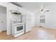 Bright kitchen featuring modern white appliances, ample cabinets and light wood floors at 2328 Danforth Ln, Charlotte, NC 28208