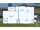 Detailed floor plan illustrating the layout of the primary bedroom, kitchen, dining and living rooms at 245 Enwood Dr, Charlotte, NC 28214