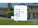 Detailed floor plan illustrating the layout of the Gathering room, laundry, bathroom and foyer at 245 Enwood Dr, Charlotte, NC 28214