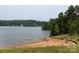 Sandy beach at Lake Norman State Park, perfect for swimming and sunbathing and enjoying a Gathering picnic at 296 Hicks Creek Rd, Troutman, NC 28166