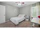Comfortable bedroom with a soft color scheme and ample natural light at 3005 Streamlet Way, Monroe, NC 28110