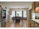 Kitchen dining area with a view from the bay window at 400 Majolica Rd, Salisbury, NC 28147