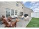 Relaxing patio with outdoor furniture and a fire pit, perfect for entertaining and enjoying time outdoors at 4012 Woodsmill Rd, Fort Mill, SC 29707