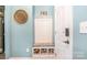 Welcoming mudroom with convenient built-in storage and a cozy bench for easy shoe removal at 5092 Nighthawk Dr, Indian Land, SC 29707