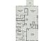 Detailed floor plan illustrating the layout of the home, including room dimensions and locations at 523 Hullview Vis, Monroe, NC 28110