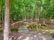 Wooded lot with bridge, stream, and lush greenery offers serene privacy at 7300 Bailywick Dr, Waxhaw, NC 28173
