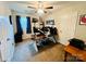 Bedroom featuring a desk with multiple monitors and a comfortable place to work at 734 Forestbrook Dr # 10, Gastonia, NC 28056