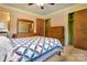 Bedroom featuring neutral carpet, bed and dresser at 888 Stowe Ln, Gastonia, NC 28056