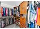 Walk-in closet with ample hanging space and shelving for organized storage at 106 Laren Rd, Shelby, NC 28152