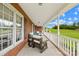 Traditional front porch offering seating and a view of the lawn creating a relaxing spot to enjoy the outdoors at 106 Laren Rd, Shelby, NC 28152