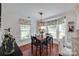 Cozy breakfast nook with bay windows and stylish decor at 12311 Bentcreek Ln, Matthews, NC 28105