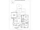 Detailed floor plan showcasing the layout of the home, including the bedrooms, living spaces, and outdoor areas at 12311 Bentcreek Ln, Matthews, NC 28105