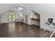 Bright bonus room with ample desk space and unique architecture at 150 Pinnacle Shores Dr, Mooresville, NC 28117