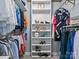 Walk-in closet featuring built in shelving at 150 Pinnacle Shores Dr, Mooresville, NC 28117
