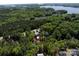 Beautiful aerial view of the home and community near the lake at 16518 Here At Last Ln, Charlotte, NC 28278