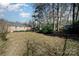 Lawn and backyard with a shed and deck at 2809 Markland Dr, Charlotte, NC 28208