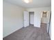 Bedroom with neutral carpet and connecting closet at 3014 Green Apple Dr, Dallas, NC 28034