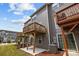 Exterior backyard with wooden patios and green space at 3108 Beeler Ln, Charlotte, NC 28208