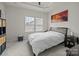 Cozy bedroom featuring a comfy bed and a view from the window at 3108 Beeler Ln, Charlotte, NC 28208