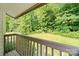 Enjoy the nature view from this cozy balcony at 3737 Winding Creek Ln, Charlotte, NC 28226