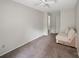 Spacious bedroom with neutral decor, large closet, and comfortable seating at 3737 Winding Creek Ln, Charlotte, NC 28226