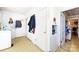 Hallway area with utility room, laundry room, and doorways leading to other rooms at 455 Wood Ave, Kannapolis, NC 28083